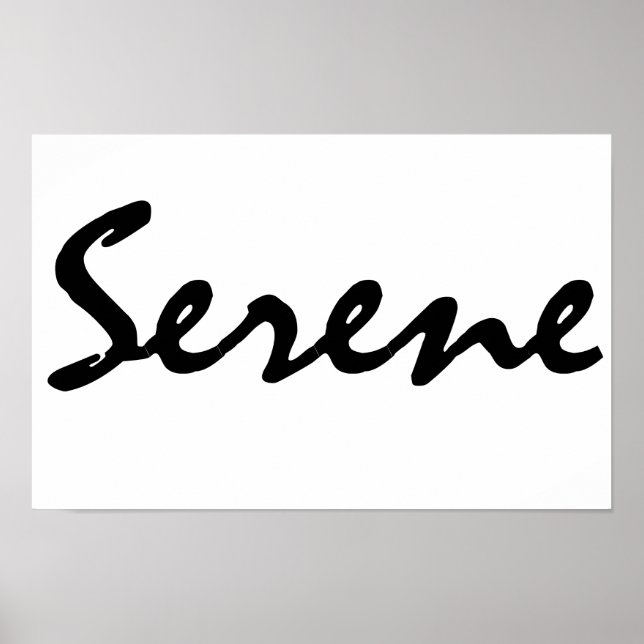 Serene Poster