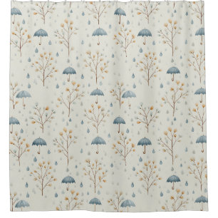 Serene Rain Garden Floral Pattern (10)