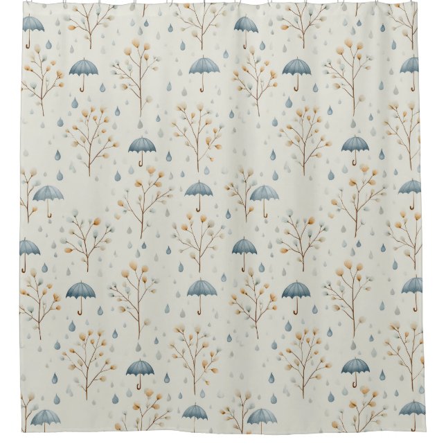 Serene Rain Garden Floral Pattern (10) (Front)