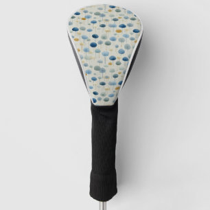 Serene Rain Garden Floral Pattern (2) Golf Head Cover