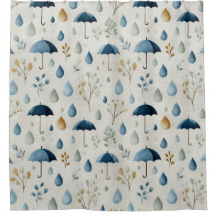 Serene Rain Garden Floral Pattern (3)