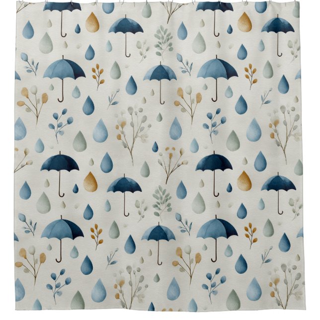 Serene Rain Garden Floral Pattern (3) (Front)