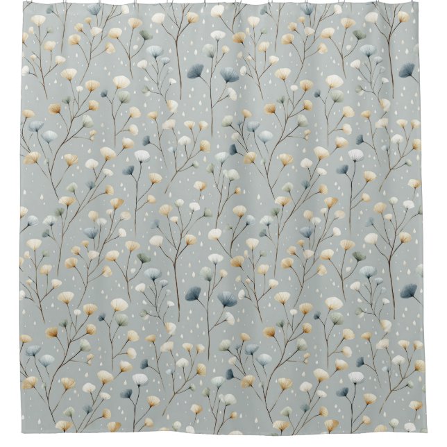 Serene Rain Garden Floral Pattern (7) (Front)