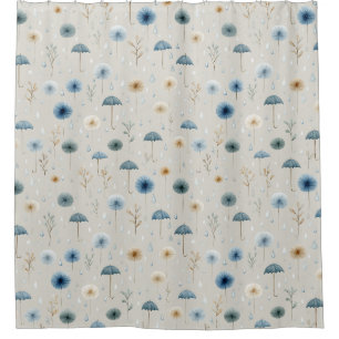 Serene Rain Garden Floral Pattern (8)