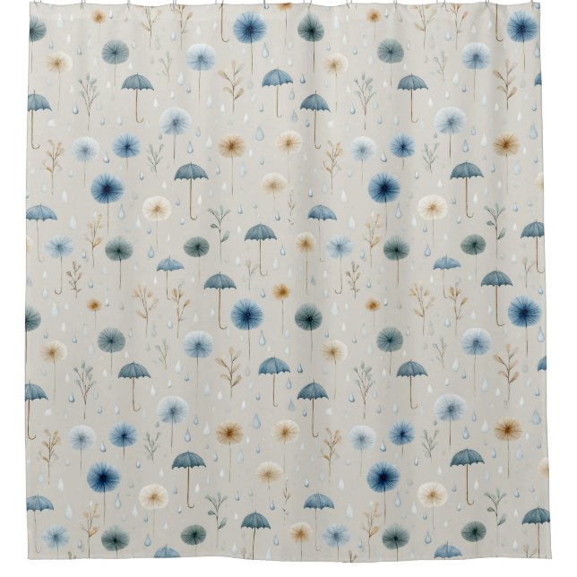 Serene Rain Garden Floral Pattern (8) (Front)