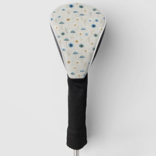 Serene Rain Garden Floral Pattern (8) Golf Head Cover
