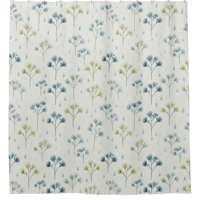 Serene Rain Garden Floral Pattern (9) (Front)