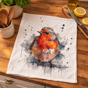 Serene Robin Kitchen Towel