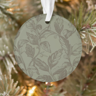 Serene Sage Green | Bold Botanical Statement Leafy Ornament