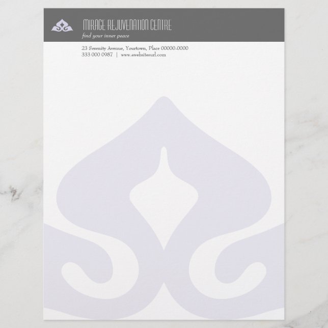 Serene Salon Letterhead (Front)