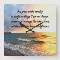 SERENE SERENITY PRAYER SUNRISE PHOTO DESIGN