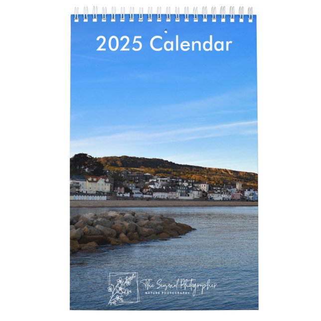 Serene Shores 2025 Calendar one-page small (Cover)