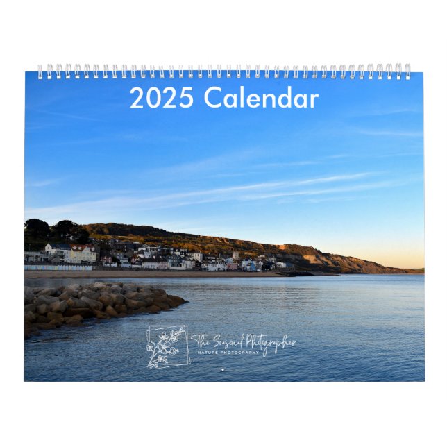 Serene Shores 2025 Calendar two-page large (Cover)