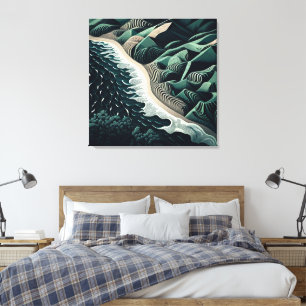 Serene Shores Canvas Print