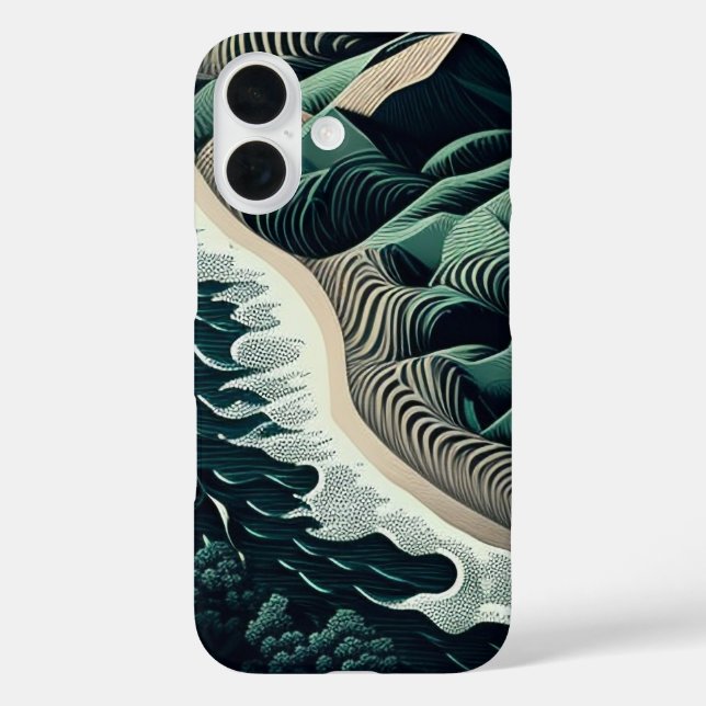 Serene Shores Case-Mate iPhone Case (Back)