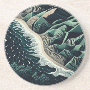 Serene Shores Coaster