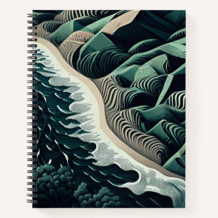 Serene Shores Notebook