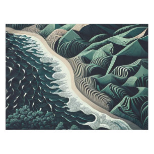 Serene Shores Tablecloth