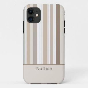 Serene Stripes Minimalist iPhone 11 Case