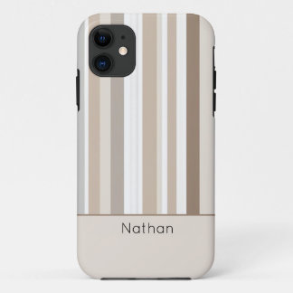 Serene Stripes Minimalist iPhone 11 Case