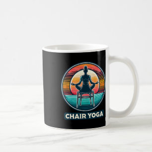 Serene Sunrise Chair Yoga Enthusiast Design  Coffee Mug