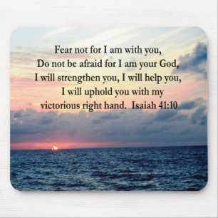 SERENE SUNRISE ISAIAH 41:10 MOUSE PAD