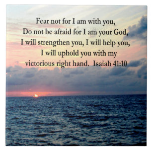 SERENE SUNRISE ISAIAH 41:10 TILE