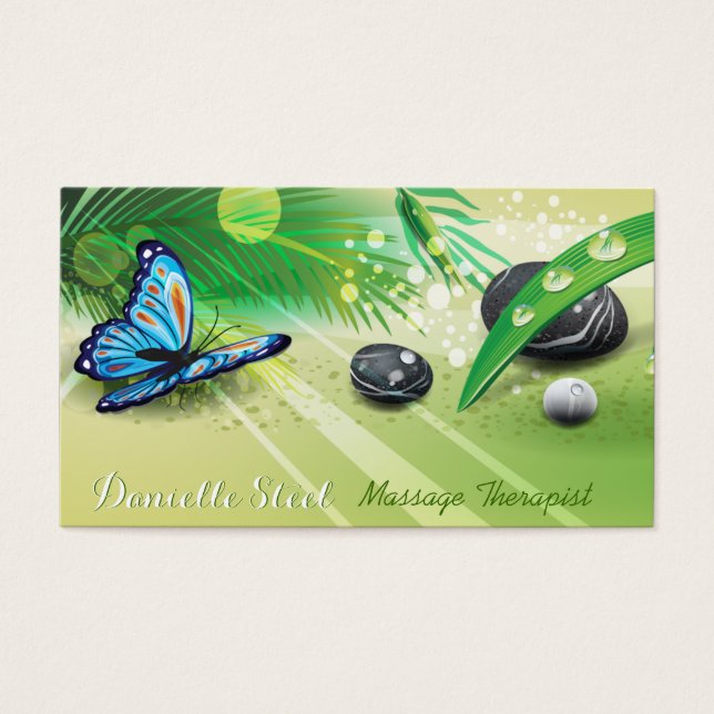 Serene Sunshine Therapist Carte de visite cadeau (Devant)