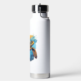 Serene Underwater Turtle  Water Bottle