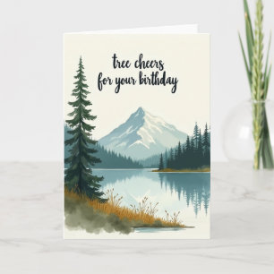 Serene Vista Reflection Card
