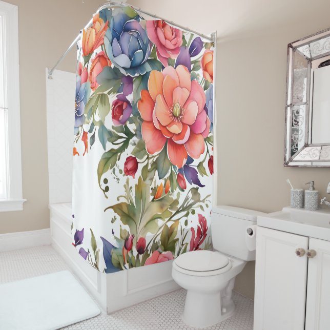 Serene Watercolor Floral Pattern Design (In Situ)