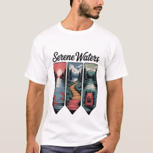 Serene Waters Inspirational Calm Nature Relaxation T-Shirt