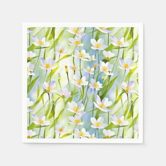 Serene Wildflower   Napkin