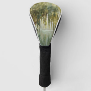 Serene Willow Tree Reflection Nature Art (8) Golf Head Cover