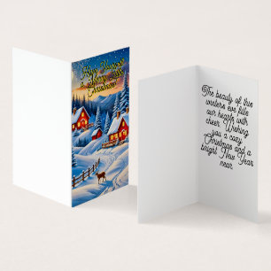 Serene winter landscape