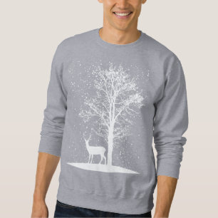 Serene Winter Silhouette Sweatshirt
