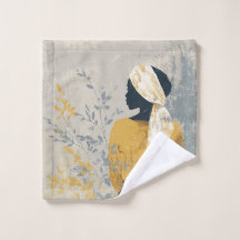Serene Woman and All the Gilded Foliage