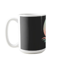 Serene Woman Silhouette in Pastel Waves