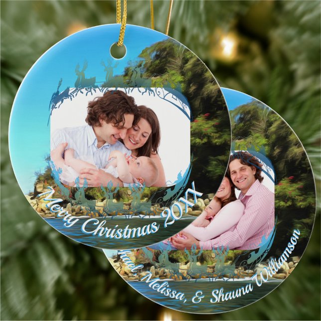 Serene Yelapa Christmas 0758 Ceramic Ornament (Creator Uploaded)