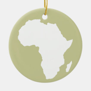 Serengeti Audacious Africa Ceramic Ornament