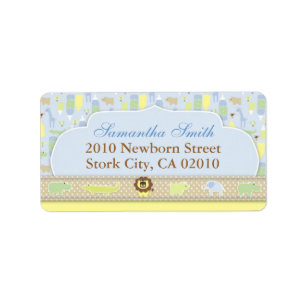 Serengeti Baby Address Label