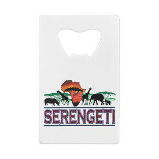 Serengeti Credit Card Bottle Opener