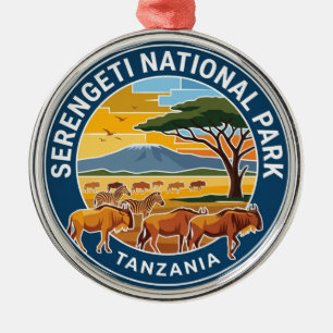 Serengeti National Park Tanzania Metal Ornament