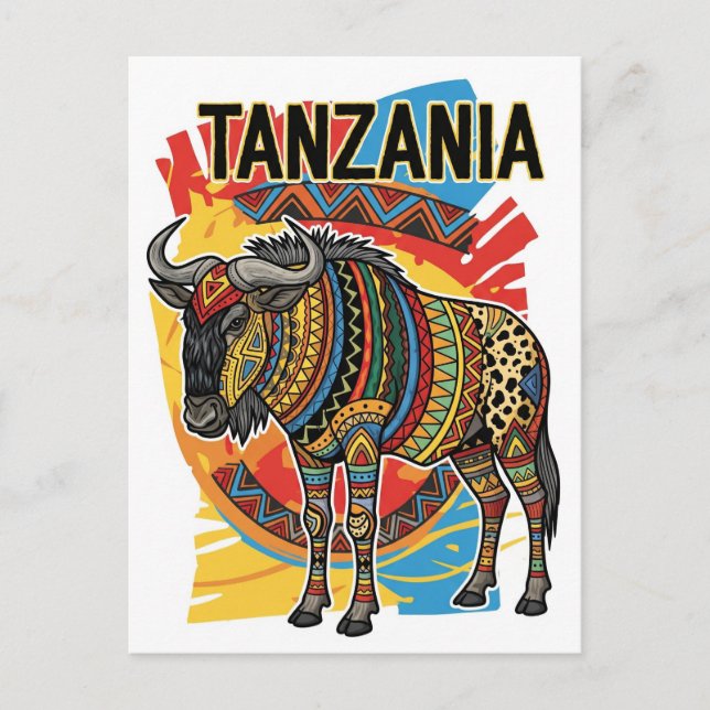Serengeti National Park Tanzania Postcard (Front)