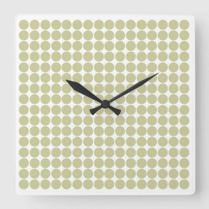Serengeti Safari Dot Square Wall Clock