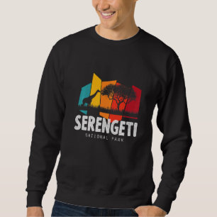 Serengeti Safari National Park Africa Savanna Gira Sweatshirt