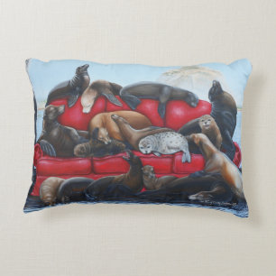 Sérénité d'otarie par le coussin d'accent de TA