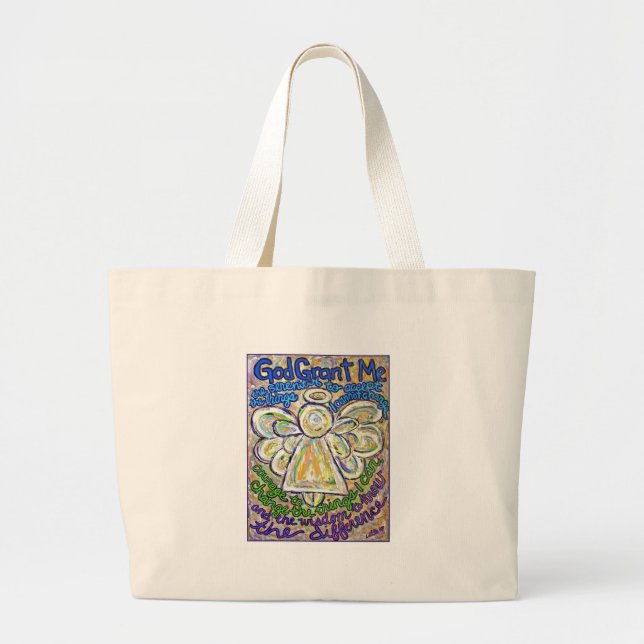 Sérénité Prière Ange Sac (Devant)
