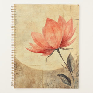Sérénité rose Fleur et Lune