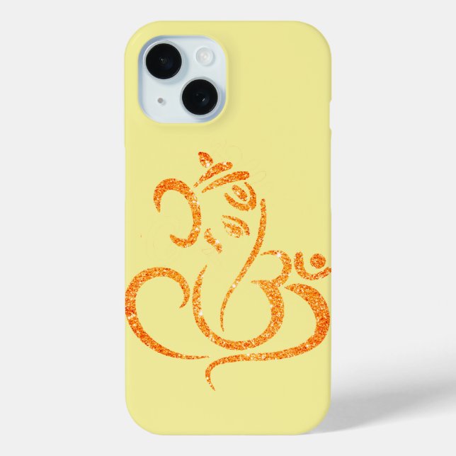 Sérénité sacrée : coque iphone de la divinité hind (Verso)